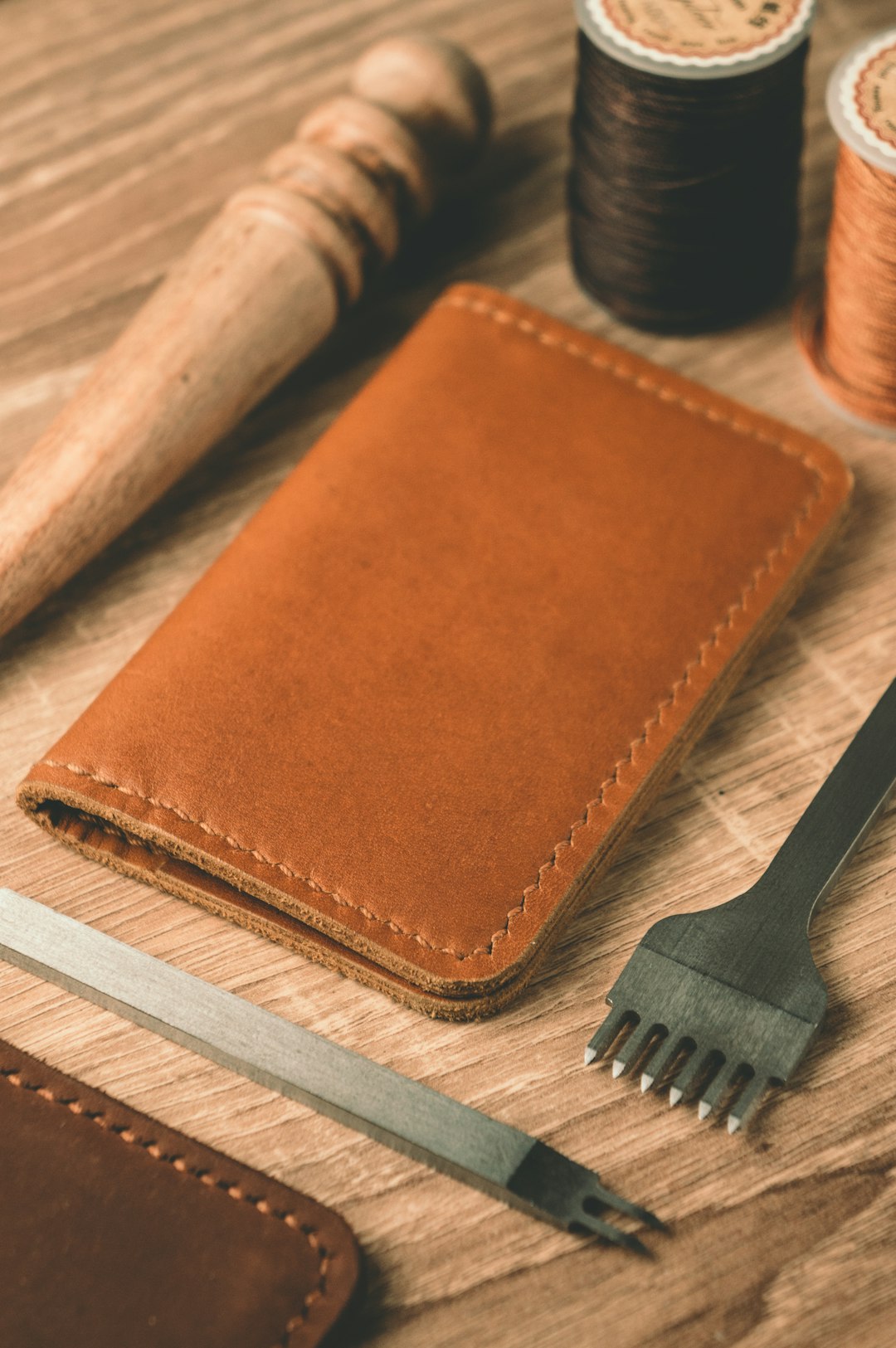 Leather cutting process